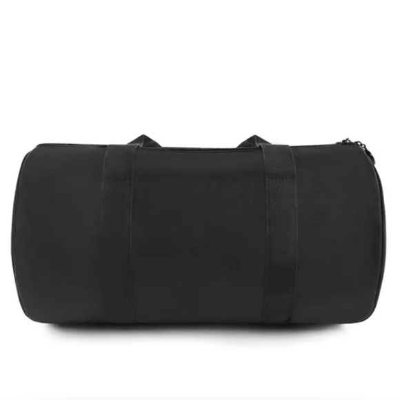 Chanel Novelty Cosmetic Canvas Boston Bag Shoulder Bag Logo Print Black - Picture 4 of 8